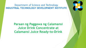 Check spelling or type a new query. Itdi Webinar On Calamansi Processing Youtube