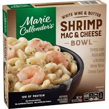 A delicious combination of white meat chicken, carrots, celery and peas in a golden, flaky crust. Marie Callender S Shrimp Mac Cheese Bowl 10 5oz Target