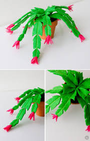 Someone pointed out to me that since leather is animal skin, the spines of the cactus are going to cling to it just like it would my own skin. Diy Felt Gift Attachments Think Make Share Felt Flowers Cactus Craft Felt Gifts
