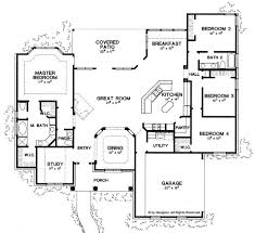 2500 sq ft house drawings : Ranch Style House Plan 4 Beds 2 5 Baths 2500 Sq Ft 472 168 Plans One Story Small Landandplan