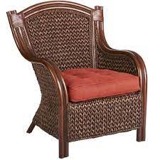 king armchair brown wicker armchair brown living room decor wicker chairs