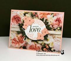 Add a sampling of current product when you use the current code 34237kkh. Easy Card Making With Stampin Up Floral Frames Tx Stampin Sharon