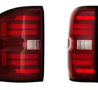 Morimoto XB LED Tail Lights: GMC Sierra (14-18) (Pair / Red)