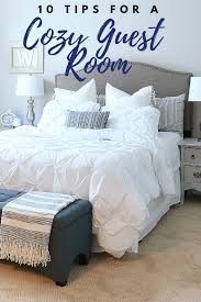 10 Must Haves For A Cozy Guest Room Cozy Guest Rooms Guest Bedroom Decor Guest Room Decor