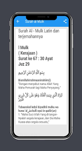 Surat ini disebut juga dengan at tabaarak yang. Surah Al Mulk Full Dan Terjemahannya Fur Android Apk Herunterladen