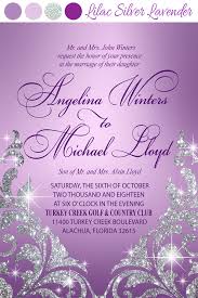 Lilac Silver Wedding Invite Glitter Wedding Invitations Silver Glitter Wedding Invitations Silver Wedding Invitations