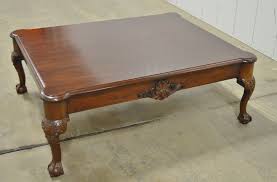 Henkel Harris Coffee Table With Ball And Claw Feet Coffee Table Clawfoot Table