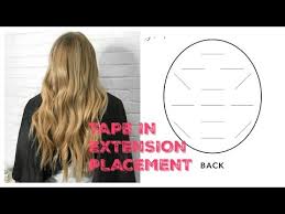 Tape In Extension Placement Blending And Styling Youtube