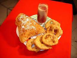 Api Con Pastel Bolivian Food Food Recipes