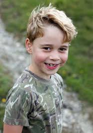 Prince George Rocks Casual Polo & Shorts For 8th Birthday Portrait