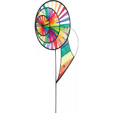 Weitere ideen zu windspiele, bastelarbeiten, windspiele garten. Magic Wheel Triple Banner Rainbow Hq Windspiel Garten Dekoration