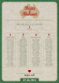 Robimy Sluby Oryginalna Poligrafia Slubna Plan Sali Wedding Personalized Items Person