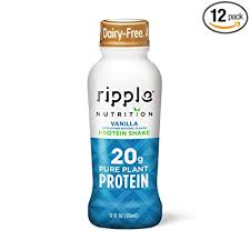 Water, ripptein™ (pea protein), sunflower oil. Amazon Com Ripple Vegan Protein Shake Vanilla 20g Nutritious Plant Based Pea Protein In Ready To Drink Bottles Non Gmo Non Diary Soy Free Gluten Free Lactose Free 12 Fl Oz