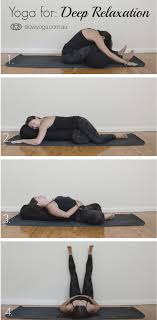A Simple Restorative Yoga Sequence For Deep Relaxation By Slow Yoga Www Slowyoga Com Au Deep Relaxation Restorative Yoga Sequence Restorative Yoga