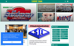 Homepage / loker terbaru lowongan kerja d3 s1 pt. Loker 7000 Lowongan Kerja Industri Indonesia Website Awards 2019