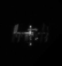 Image result for international space station through telescope