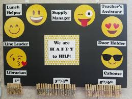 Emoji Class Job Chart Emoji Classroom Theme Emoji Classroom Decor Emoji Classroom