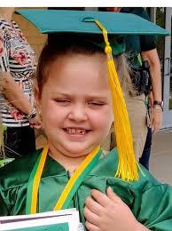 Can someone please put a royal blue cap and gown (kindergarten graduation) 