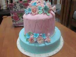 Sedap Sedap Belaka Baby Blue And Pink Wedding Cake