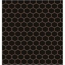decomode vliesbehang hexagon zwart behang ideeen zwarte trap behang