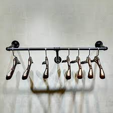 Check out my diy industrial pipe closet tutorial. Furvokia Industrial Pipe Floating Wall Clothes Rack Clothing Store Display Shelf Closet Organization Retail Display Stand One Pipe Shelves Black 47 L X 10 D Buy Online In Bahamas At Bahamas Desertcart Com Productid