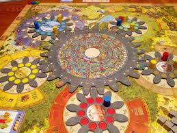 All The Gears From The Game Tzolk In The Mayan Calendar Customized