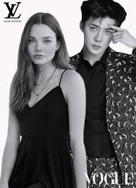As the golden boy of louis vuitton, exo's sehun has naturally been invited to the brand's fashion show. Sehun And Luna Vogue X Louis Vuitton Part 2 By Cachapaconqueso On Deviantart