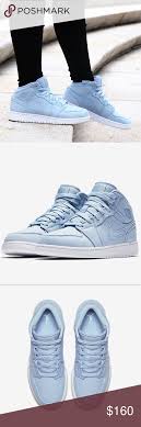 Nike Air Jordan 1 Ice Blue Mid Shoes Brand New Without Box