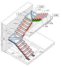 Architect 3d 3d Model Revit Construction Detail Stairs Building Stairs Stairs Design Staircase Design