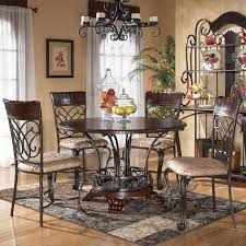 Alyssa 5 Piece Round Dining Table Side Chair Set By Ashley Furniture At Ivan Smith Furniture Round Dining Room Table Round Dining Room Sets Round Dining Room