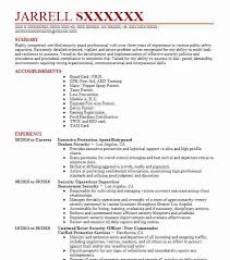 Executive Protection Resume Example Macandrews And Forbes Inc Hartsdale New York