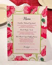 Bridal Shower Menu Card Bridal Shower Menu Bridal Shower Event Planning Business