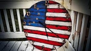 Maybe you would like to learn more about one of these? American Flag Wall Clock Hand Made Distressed Rustic Youtube