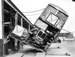 For Anyone Who Was Ever Worried That The Double Deckers Might Tip Over Going Round A Corner Double Decker Bus Old Photos Historical Photos