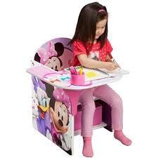 Disney Minnie Mouse Chair Desk With Storage Bin By Delta Children Walmart Com Minnie Mouse Chair Kids Desk Chair Kids Chairs