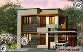 In this type of house exterior we are focusing on simple, large windows, flat gabled roof with asymmetrical shape which looked like a. Front House Design India With Two Story Box Type Simple Home Plans Simple House Plans House Design Simple House Design
