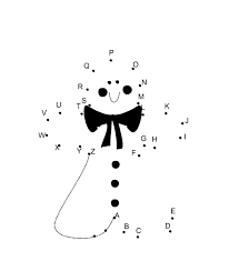 Free Printable Alphabet Dot To Dot For Christmas Dots Free Dot Worksheets Connect The Dots