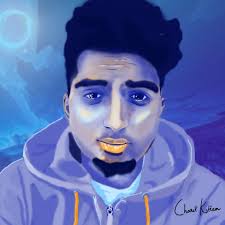 Designs that use only tints and shades of the one color throughout the entire artwork are referred to as monochromatic. Artstation Stylized Self Portrait Charit Kotian