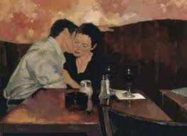 Table For Two By Joseph Lorusso Romance Art Lovers Art Joseph Lorusso