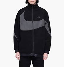 Coton & soie artificielle, la douceur du coton et la chaleur procurée par la doublure polaire. Veste Nike Reversible 90e898