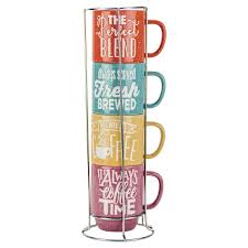 Pineapples & coffee cups showed off this trendy display that was too handmade. Stackable Coffee Mugs All Products Are Discounted Cheaper Than Retail Price Free Delivery Returns Off 62