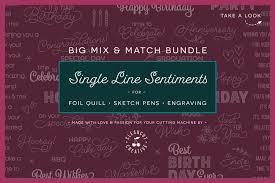 Find & download the most popular animals vectors on freepik free for commercial use high quality images made for creative projects. Foil Quill Mix Match Sentiments Bundle Single Line Svg 281205 Single Line Designs Design Bundles