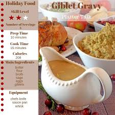 Basic southern pie pastry, southern jam cake, southern ham salad we usually have just turkey for thanksgivingit below. Giblet Gravy Platter Talk