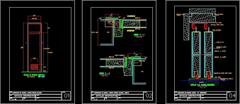 Set of doors in plan and elevation. Wood Sliding And Opening Door Dwg Detail For Autocad Designs Cad
