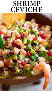 Delicious ceviches and their numerous variations. Easy Shrimp Ceviche Ceviche De Camaron It S Bursting With Flavor And Perfectly Refreshing Serve It As A Chip Di Ceviche Recipe Recipes Mexican Food Recipes