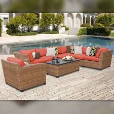 Delacora Tkc Dpf Lag08d Patio Furniture Sets Wicker Patio Furniture Set Outdoor Wicker Patio Furniture