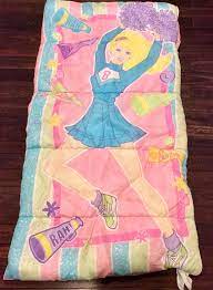 Stf princess ballerina ballet comforter bedding set girls teens pink gold crown full 4pcs limited edition. Vintage Barbie Sleeping Bag Cheerleader Barbie 1990s Barbie Etsy Kids Sleeping Bags Barbie Kids Vintage Barbie