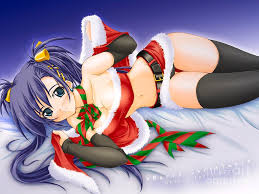 Cute Hentai Christmas Girl Ultra HD Drawing by Hi Res - Fine Art America