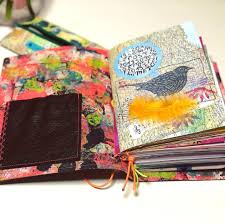 Tanja Gotz On Instagram Mein Gummiband Buch Nr1 Aussen Leder Innen Bemalter Cancas Verstarkung Aus Decovil Light Sommerpost2019 In 2020 Gummiband Gummi Fauxdori