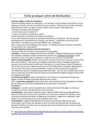 Calameo Fiche Pratique Lettre De Motivation